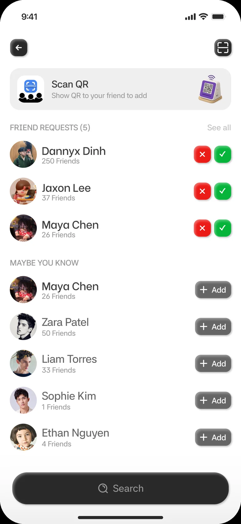 Viet Lens — Add Friends