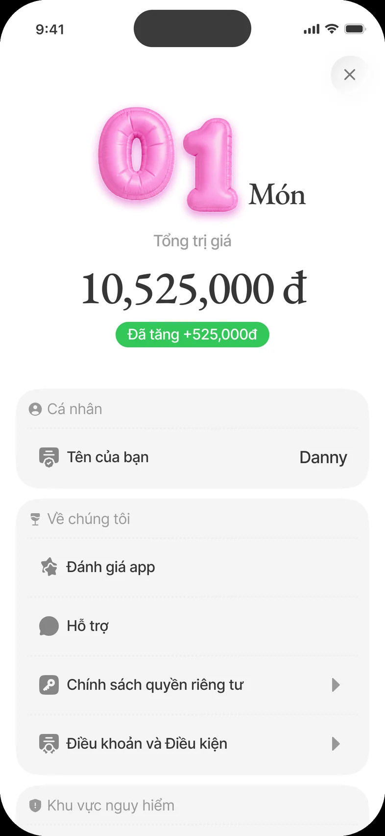 Get Goldy — Settings
