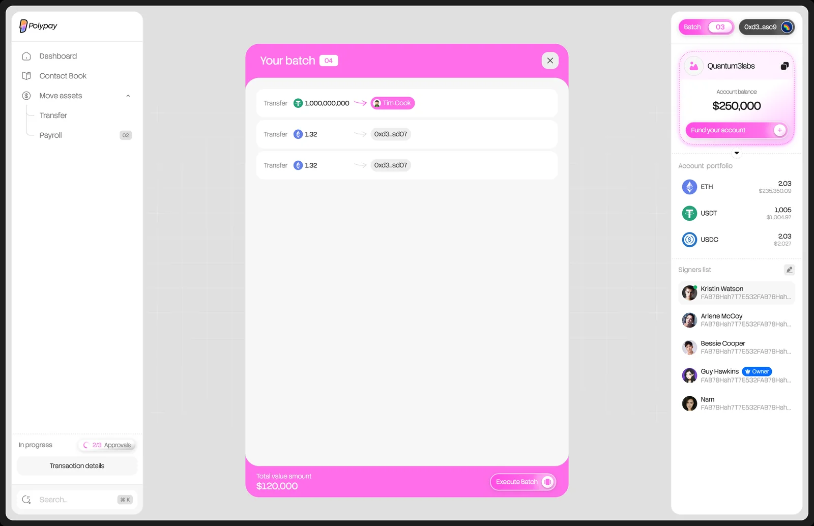PolyPay — Batch